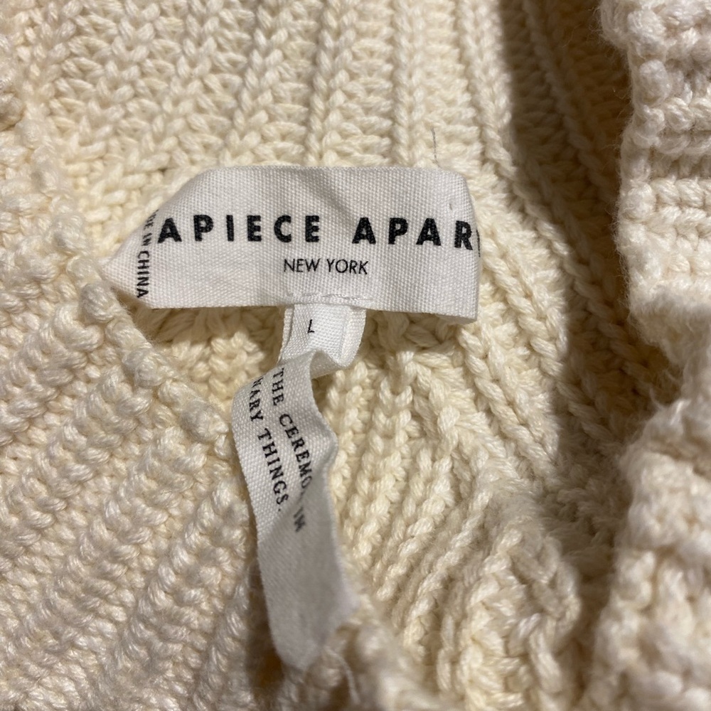 Apiece Apart cream sweater L - Picture 11 of 12